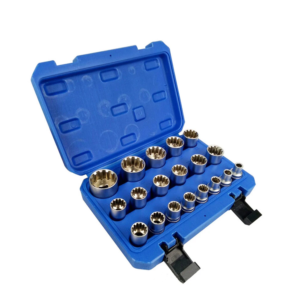 US $27.87 1619 Pcs Socket Convertor Adaptor Set Square Drive 12 12Point Impact Socket Adaptor For Car Bicycle Garage Auto Repair Tool