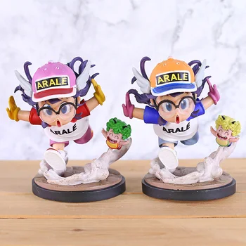 

Anime Cartoon Dr. Slump Arale Norimaki & Gacchan PVC Figure Model Brinquedo Toy