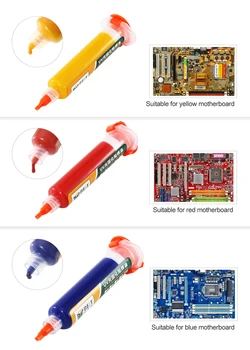 

5 Colors 10CC UV Curable Solder Mask PCB Circuit Board Paint Welding Fluxes Oil Insulating Protective Paint With Needle Head