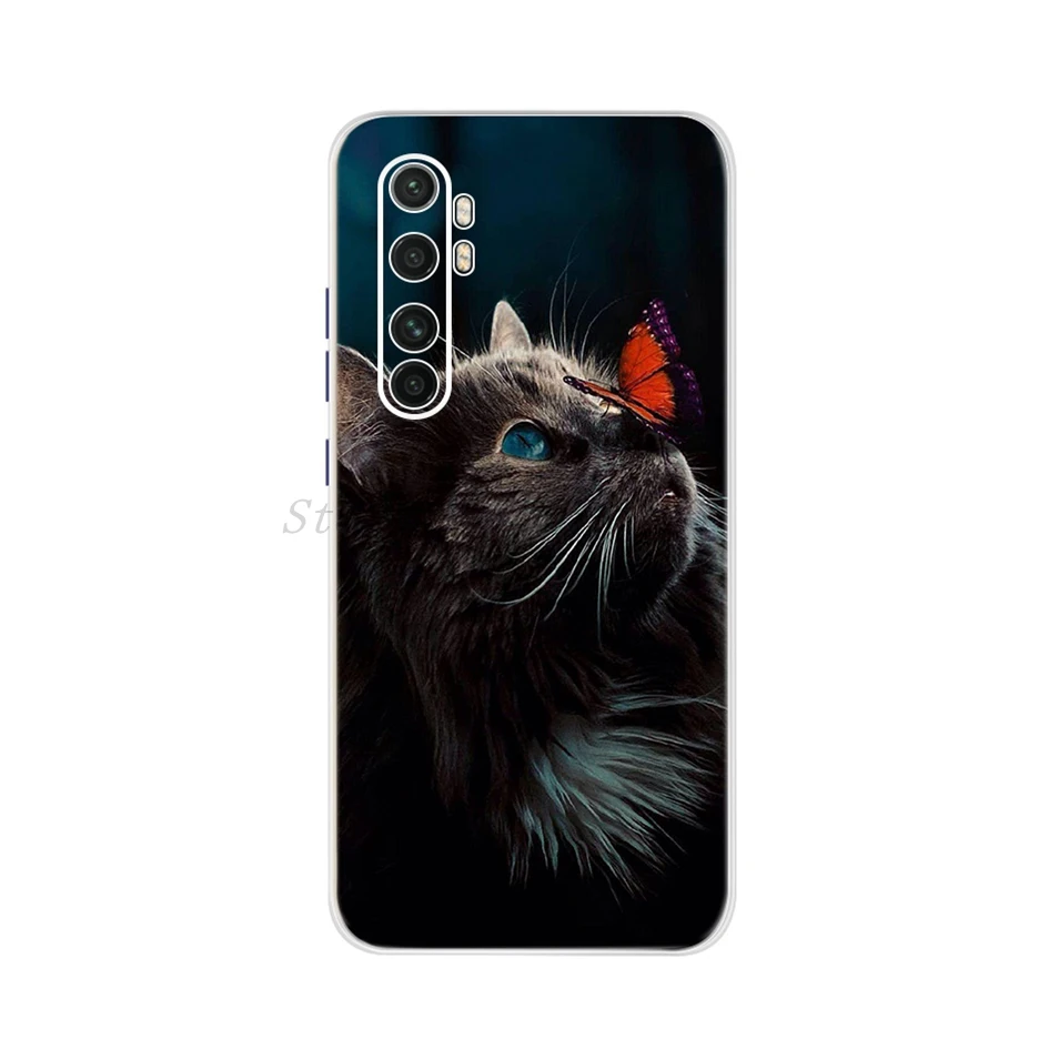 Clear Pattern Soft Silicone Phone Case - Mi Note 10 Lite