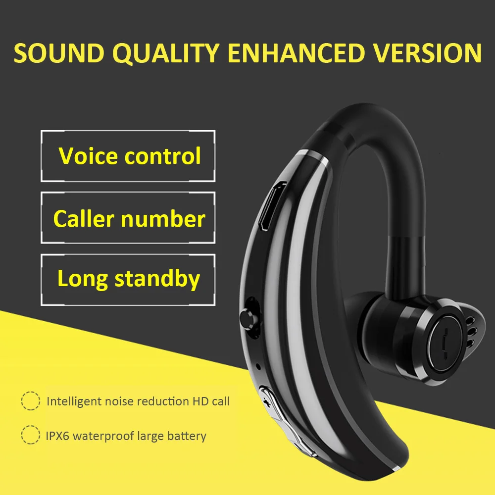 Bluetooth наушники Ubeamer Q8 с микрофоном, наушники с голосовым управлением, Беспроводная Bluetooth гарнитура для езды с шумоподавлением
