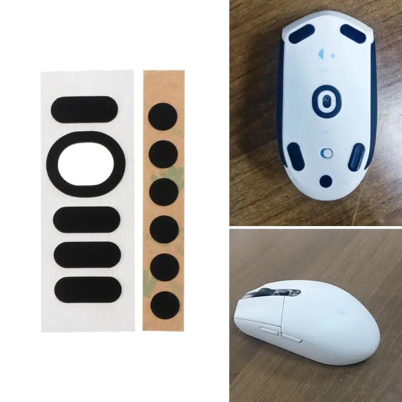 1 Набор 0 6 мм кривой край мышь ноги коньки для мыши logitech G304 G305|Аксессуары мышей и
