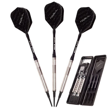 

3Pcs 18g Safe Dart Sets Soft Plastic Tip 97% Tungsten Steel Barrel Aluminum Shaft Electronic Dart Indoor Game