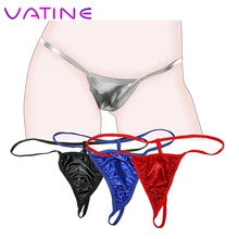 VATINE Sexy Underwear Sex Toys for Women T Thong Pants Sexy Lingerie G String Panties Gilded Thongs Faux Leather Adult Products