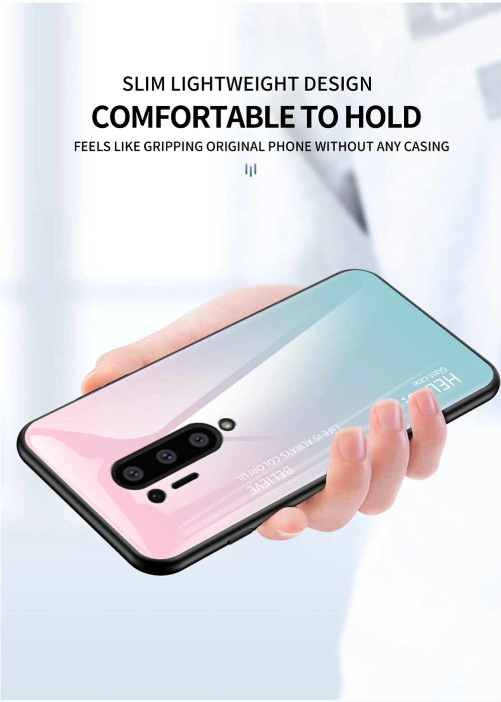 XUANYAO Cover For OnePlus 8 Case Silicone Frame Cover For OnePlus 8 Pro Case Colorful Tempered Glass Hard Back Cover One Plus 8 (4)