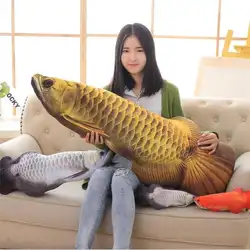 Модель Золотой Дракон рыба кукла подушка креативная плюшевая игрушка для дивана Пижама длинная подушка моющаяся женский подарок на день