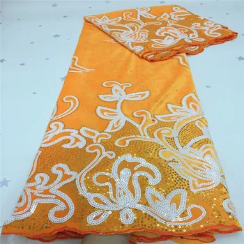 

African Velvet Lace Fabric 2020 High Quality Lace French Lace Fabric With Sequins Nigerian Embroidery For Wedding