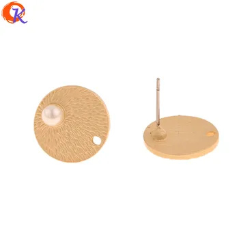 

Cordial Design 100Pcs 14*14MM Jewelry Accessories/Earrings Stud/Imitation Pearl/Matte Gold/DIY Making/Hand Made/Earring Findings