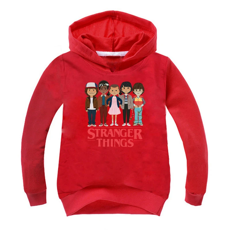 Hoodies 11 Детский свитер; толстовки с капюшоном; сезон весна-осень; Одежда для маленьких девочек и мальчиков с принтом «странные вещи»; спортивная одежда; светящаяся одежда; Moletom Infantil Baju - Цвет: Hoodies 11