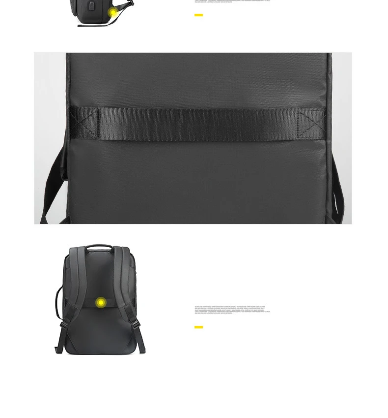 ARCTIC HUNTER USB 15,6-17 дюймов водонепроницаемая мужская сумка для ноутбука Модная Спортивная дорожная деловая сумка для Ноутбука Мужской Рюкзак Школьная Сумка для мальчиков