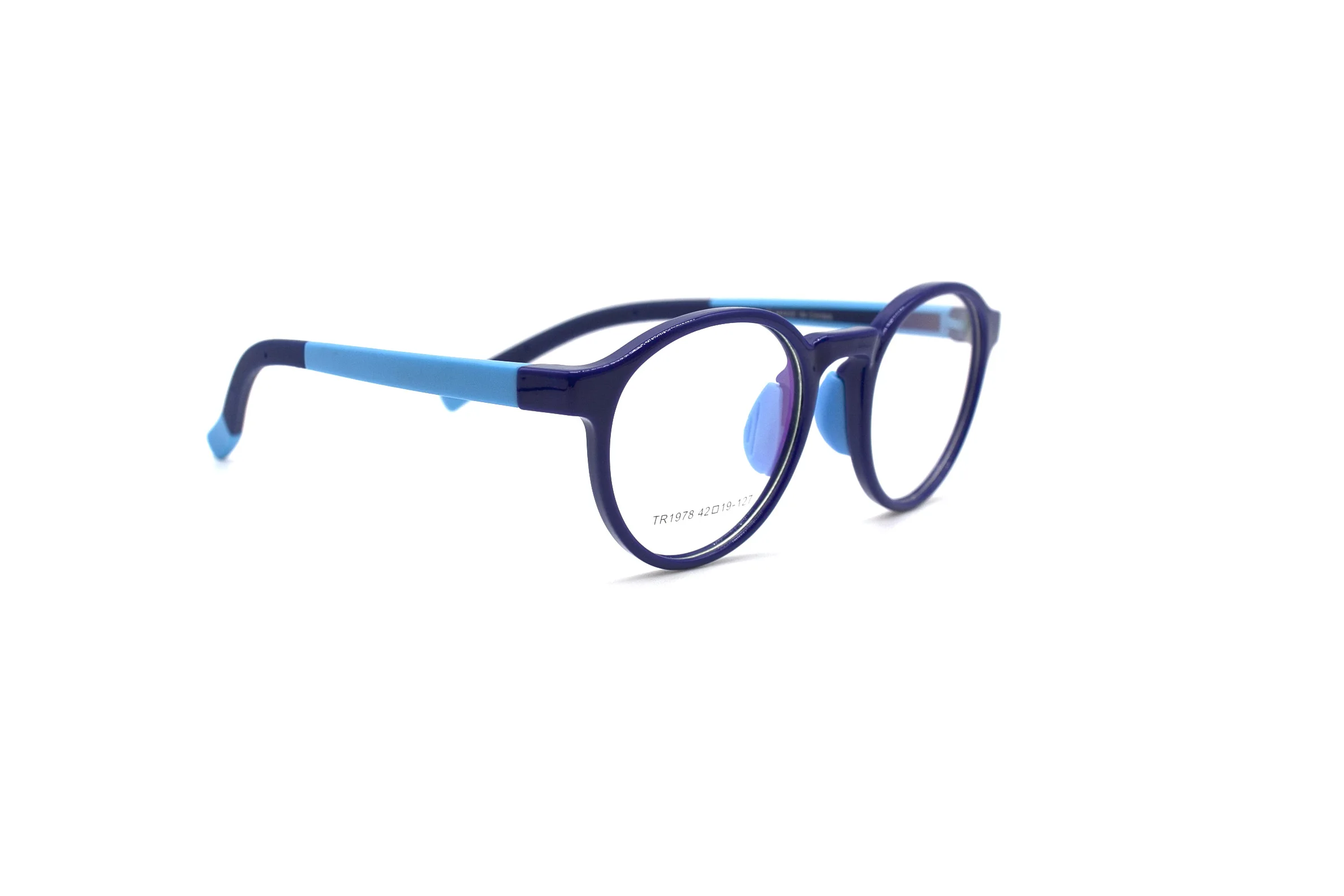 Dark Blue LuckTime милые детские очки, оправа TR90, мягкие очки для близорукости, оправа для детей по рецепту, детские оправы для очков#1978 - Цвет оправы: Dark Blue