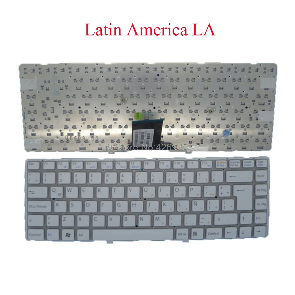 Клавиатура LA для ноутбука SONY VAIO vpVPC-EA серии V081678F 148792751 550102L33-203-G новая белая