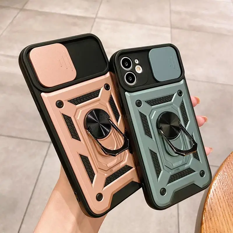 Защитный чехол для телефона с камерой iPhone 13 12 Mini 11 Pro Max XS XR X 7 8 6s 6 Plus SE 2020 | Мобильные