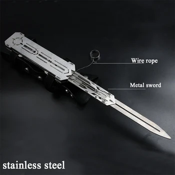 

NEW Metal blade Hidden Blade Sleeve sword Action Figure Hidden Blade Edward Weapons Sleeves swords Can the ejection toy