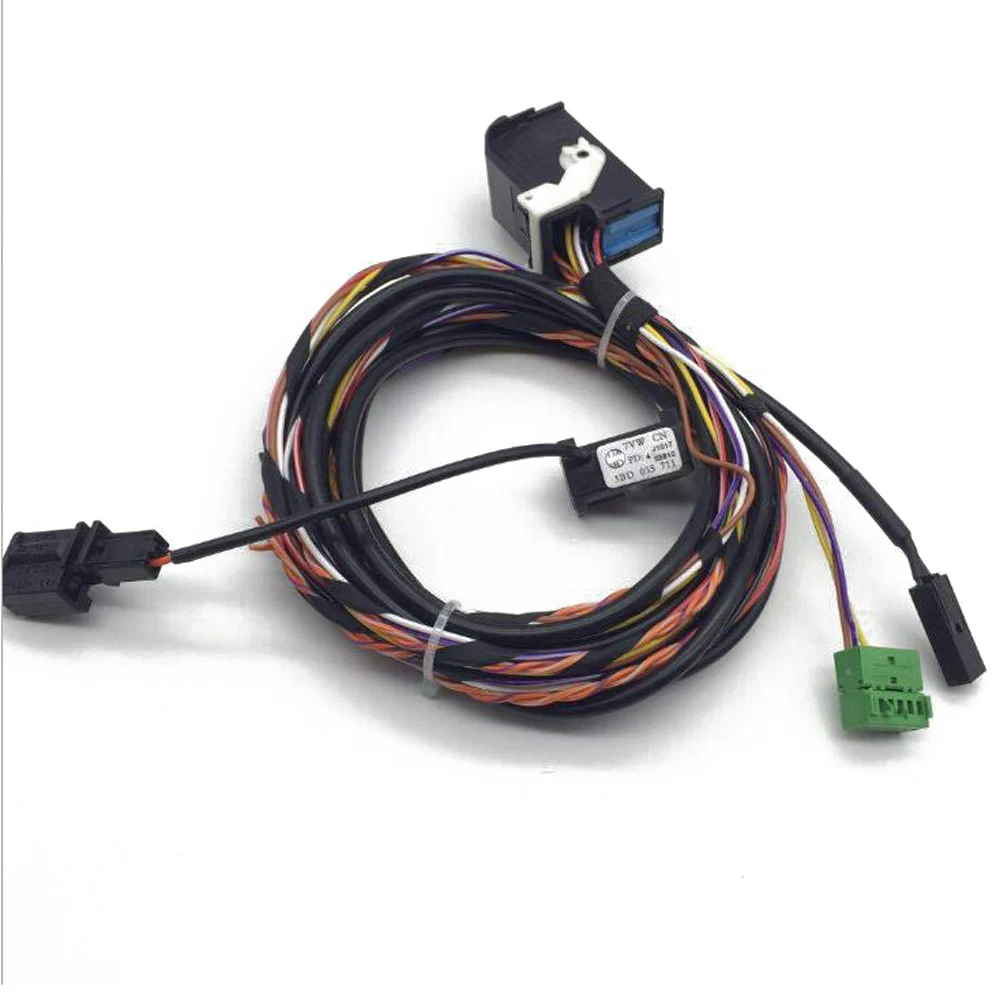 Cavi Cablaggio Bluetooth + Microfono Rcd510 Rns510 Per Vw Tiguan Golf Gti Jetta Passat Cc