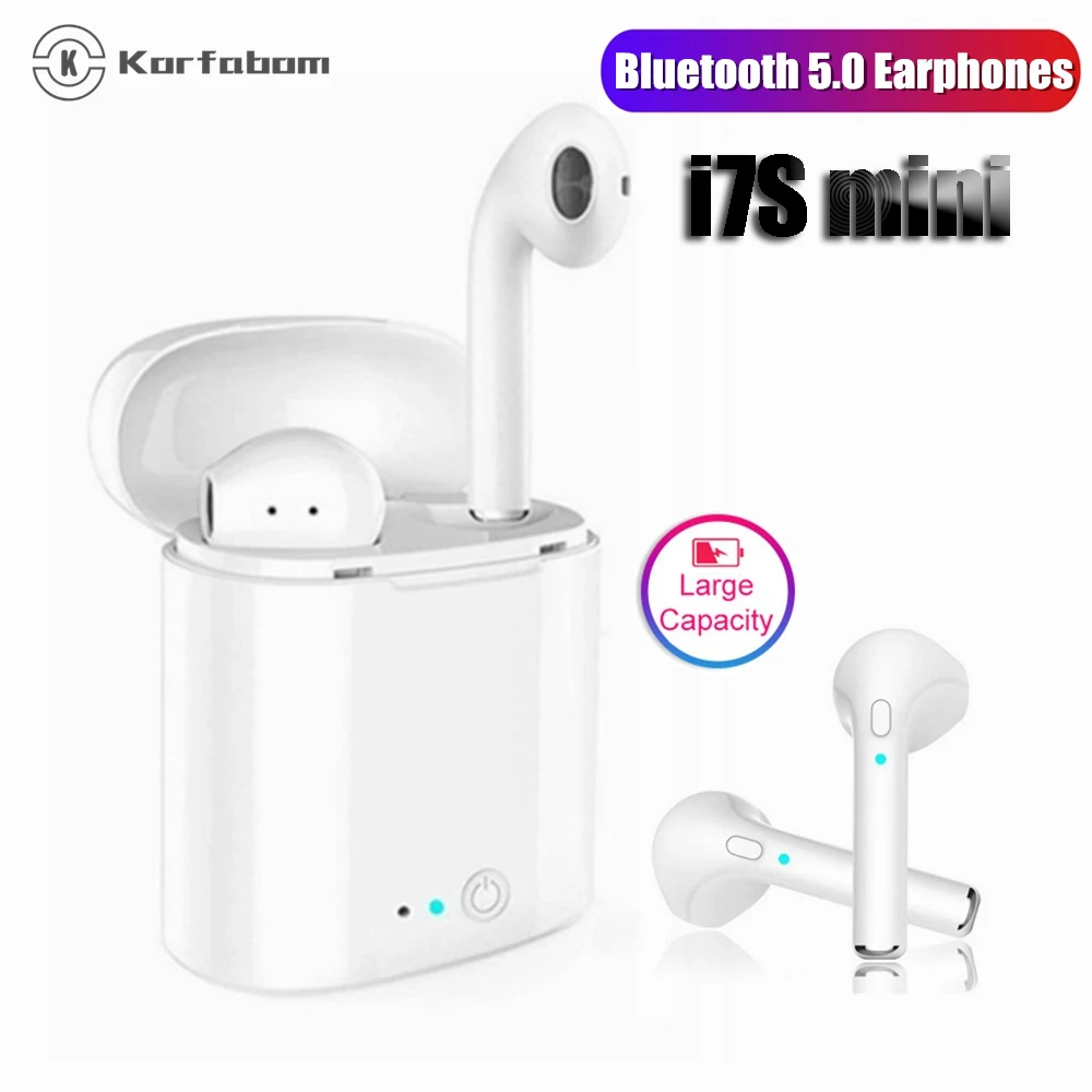 I7s tws Мини Bluetooth наушники беспроводные Android спортивные качественная звуковая