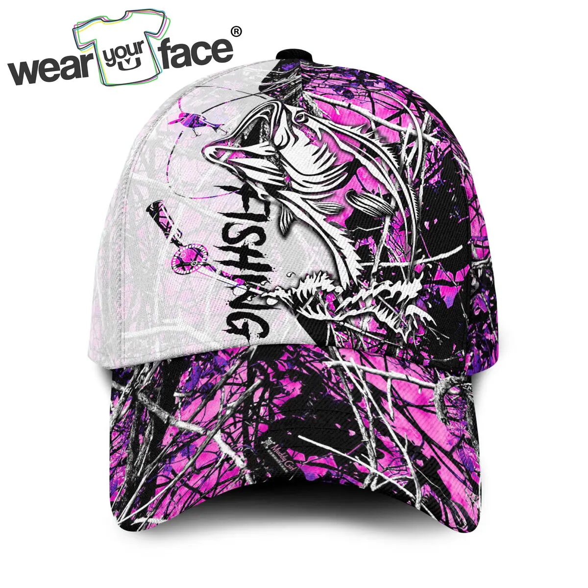 

Fishing Bass Tuna Multicolor 3D All Over Printed Snapback Hat Unisex Fashion Adult Outdoor Sport Headwear Sun Visor Baseball Cap