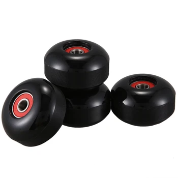 

4PCS PU Skateboard Wheels Longboard Wheels +8Pcs ABEC9 Bearings+4Pcs Spacers for Universal Skateboard
