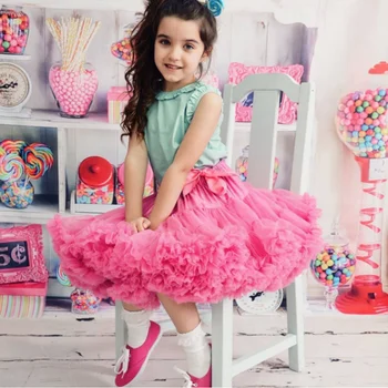 

Baby Girl Tutu Skirt Ballerina Pettiskirt Fluffy Infant Girl Ballet Princess Tulle Skirt Clothes Party Birthday Dance