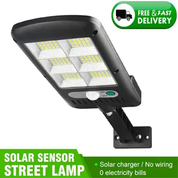 

Outdoor Solar LED Street Light Waterproof Wall Lamp PIR Sensor Human Induction COB Industrial Garden Square Highway Road Lamp