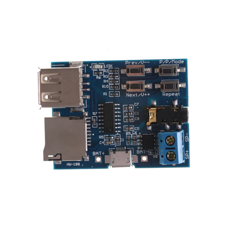 TF карта u-диск MP3 Плата декодера с форматом Aamplifier модуль декодирования аудио плеер