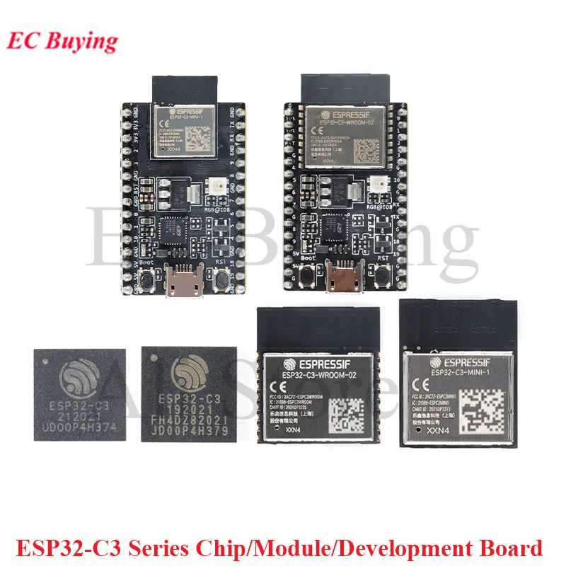 Esp32-C3 Esp32-C3-Mini-1 Esp32-C3-Wroom-02 Esp32-C3-Devkitm-1 Esp32-C3-Devkitc-02 Scheda Di Sviluppo Modulo Wireless Wifi Ble