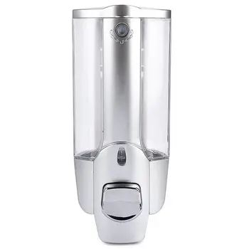 

New 350ml Wall Mount Shower Bath Soap Shampoo Dispenser with a Lock for Bathroom