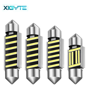 

1pc New car Festoon CANBUS 31mm 36mm 39mm 41mm led C5W ERROR FREE 7020 5630 6 LED smd interior WHITE car styling car Accessories
