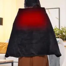 160*60 см USB с подогревом Шаль Обертывание 3 Тепловая установка Съемная грелку плед для офиса Диван Lounge