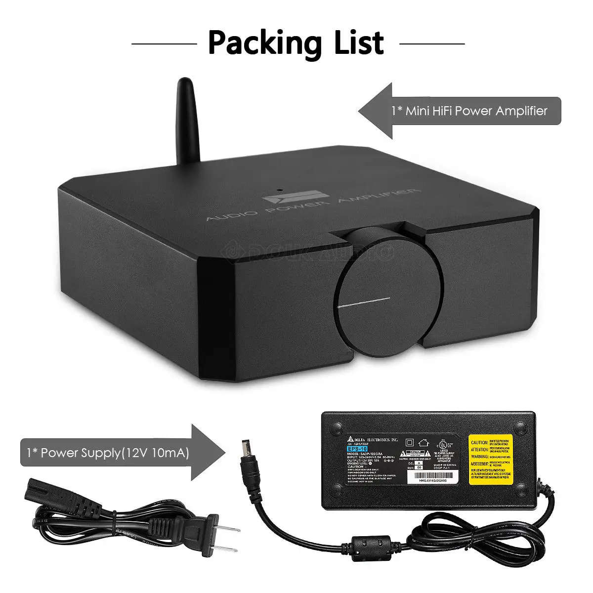 Douk аудио HiFi Bluetooth 5,0 усилитель мощности MOSFET стерео домашний аудио усилитель для наушников 80W×2