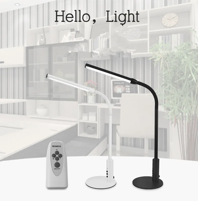 

Led Desk Lamp Office 5v/2A Usb Port Remote Control Timer Table Lamps for Living Room 3 Colors CCT 10-level Dimmer Free Shiping