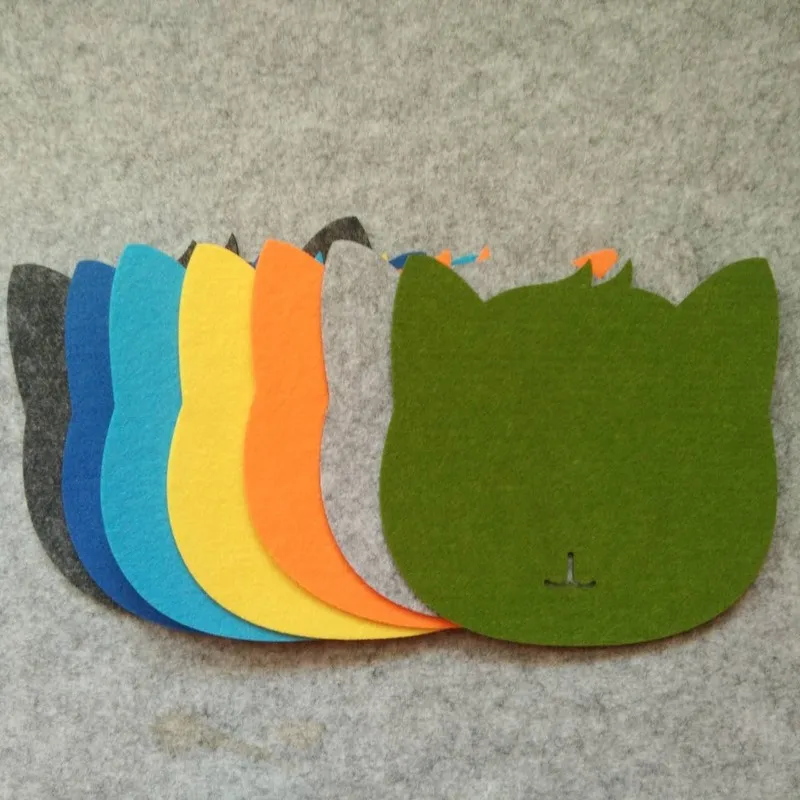 1 шт. коврик для мыши в форме кошки популярная картина нескользящий ноутбука и ПК