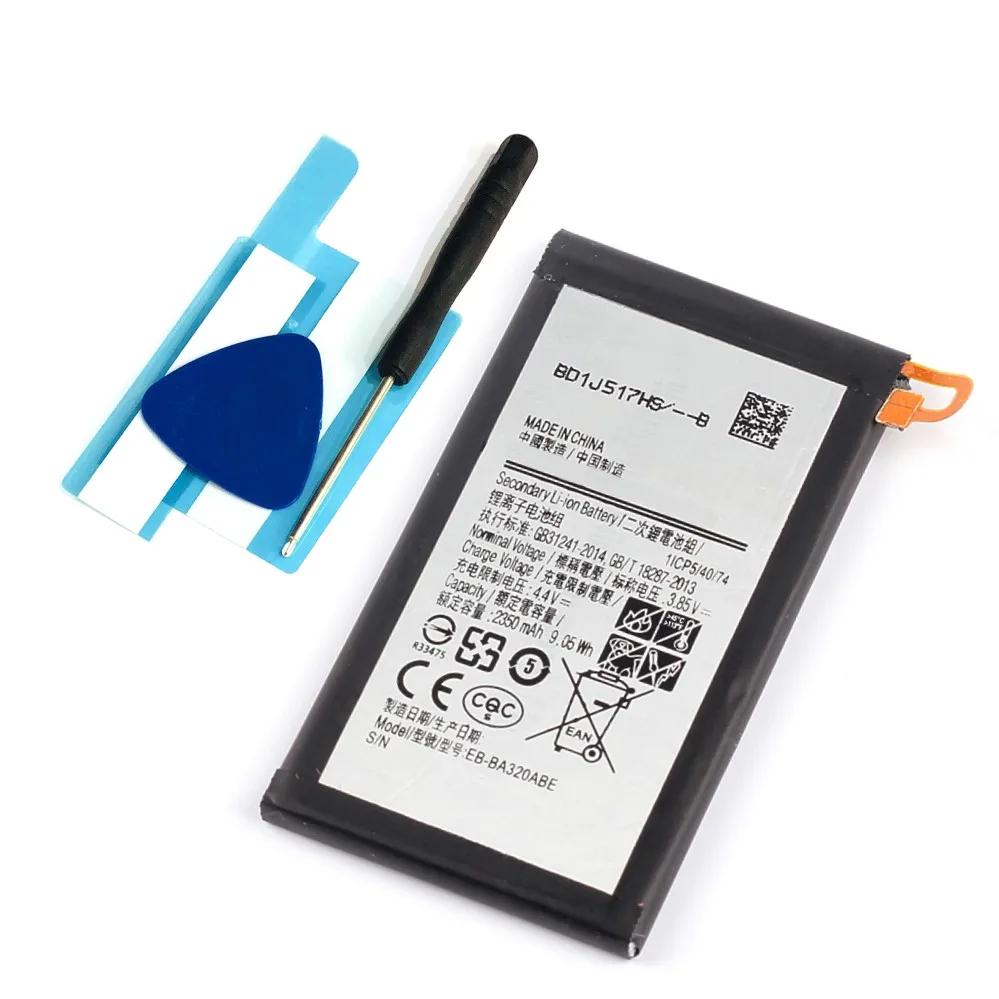 

B-BA320ABE Replacement Phone Battery For Samsung Galaxy A3 2017 A320 A320F 2350mAh Phone Battery