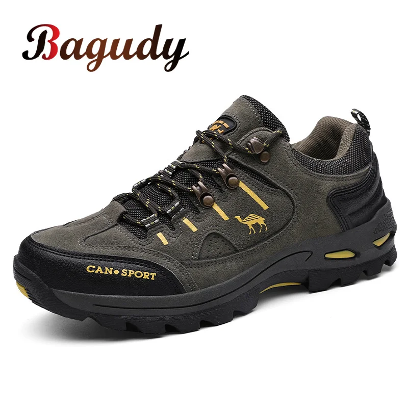 Brand Spring Fashion Warm Super Sneakers Outdoor Men Hiking Boots Waterproof Men's Shoes Combat Desert Casual Plus Size 45 | Обувь