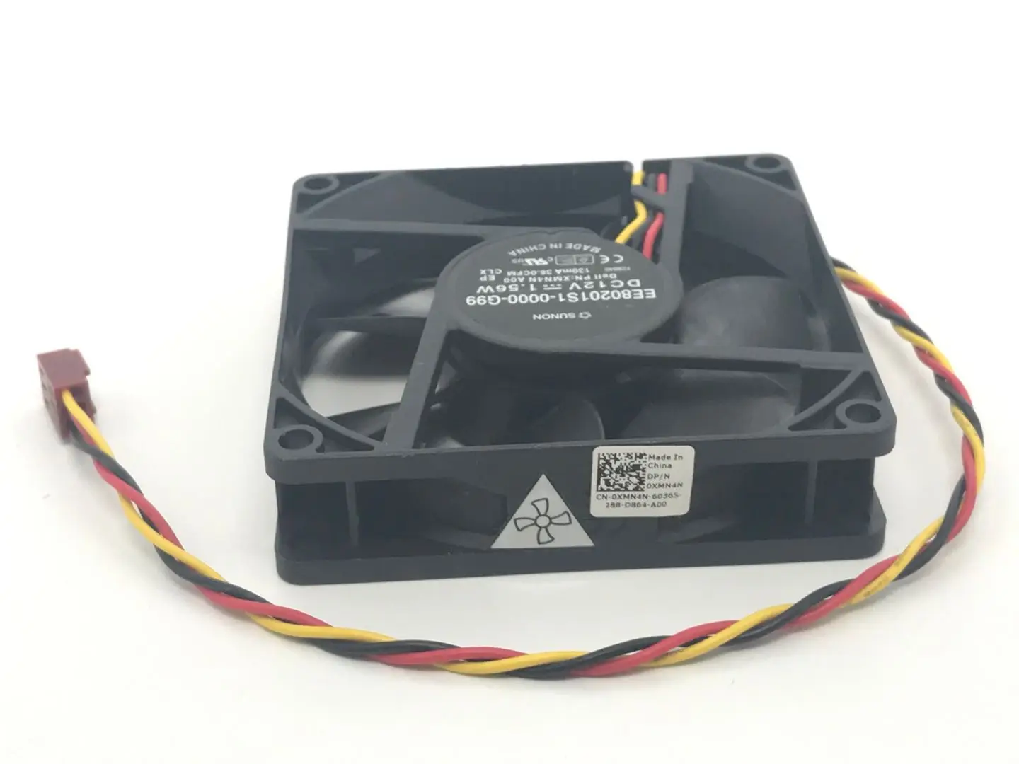 Охлаждающий вентилятор для DELL P/N: XMN4N A00 99GRF SUNON EE80201S1-0000-G99 DC12V 1 56 W 8020 3-проводной