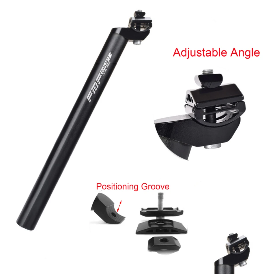 Tige De Selle Vélo 27,2 X 450 Mm – Uxcell, Noir, Extra Long, Fixation Standard (neuf)