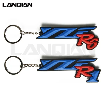 

For Yamaha YZF R1 YZF R6 Motorcycle Keychain Creative Personality 3D Soft Rubber key Ring Decorative Keychain YZF-R1 YZF-R6
