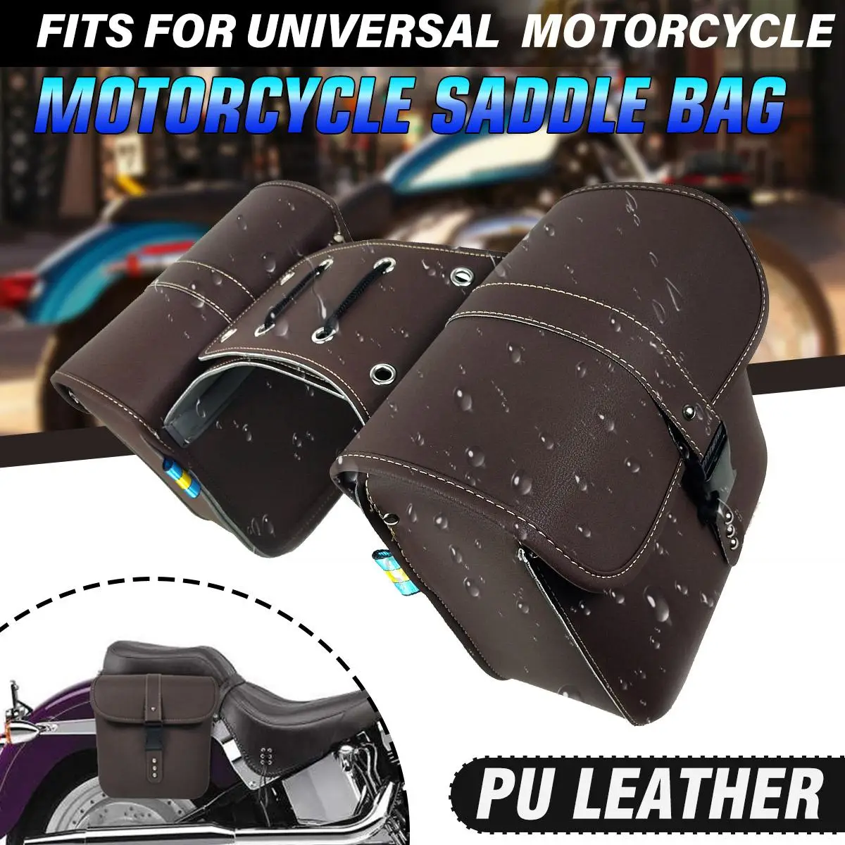 Мотоциклетная седельная сумка Cafe Racer для инструментов хранения багажа из