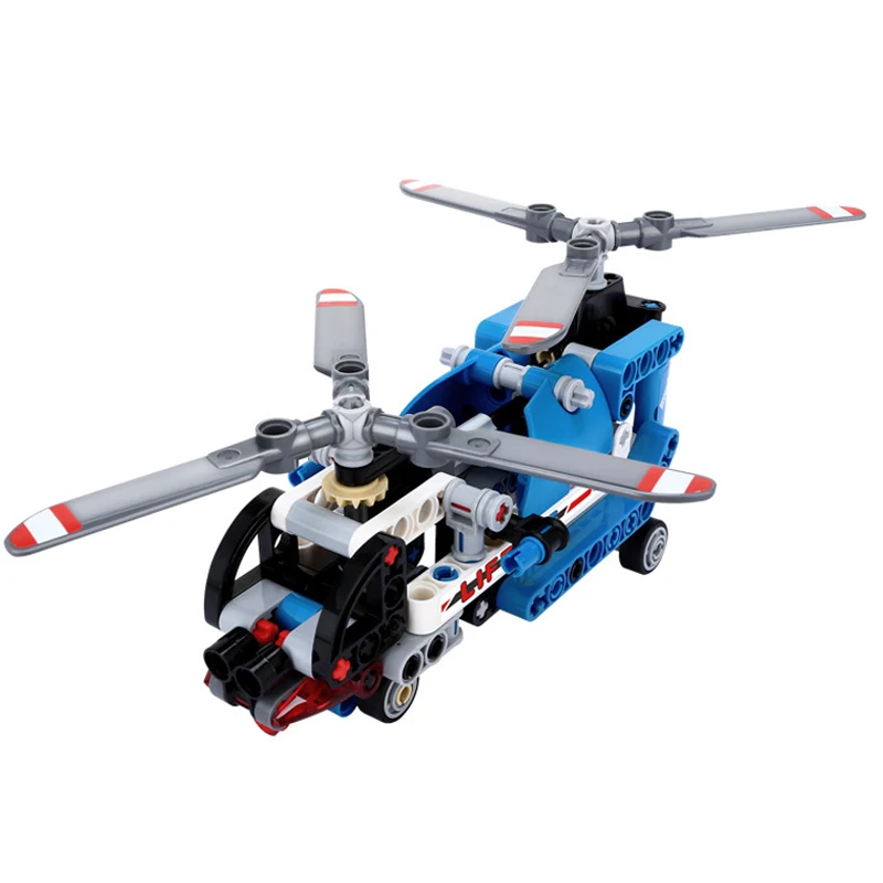179 шт DIY блоки для сборки вертолета игрушки кирпичи для бренда Technic Duplod модели здания для мальчиков подарок на день рождения друзья игрушки для детей