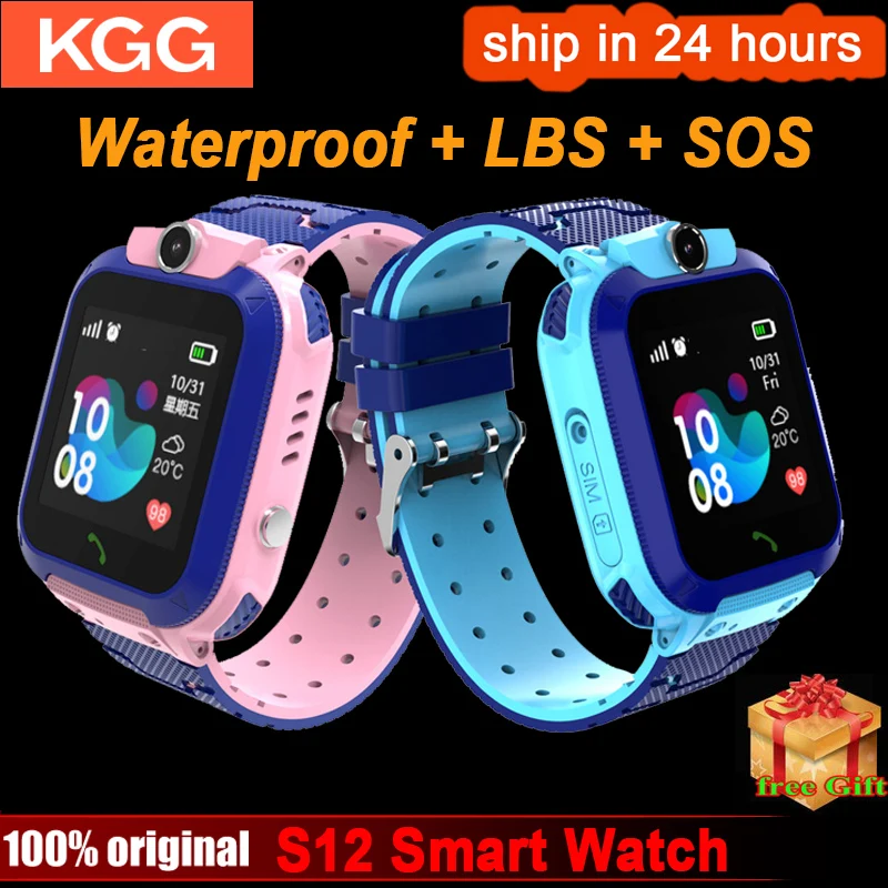 Новейший водонепроницаемый трекер умные детские часы анти потерянные SOS звонки