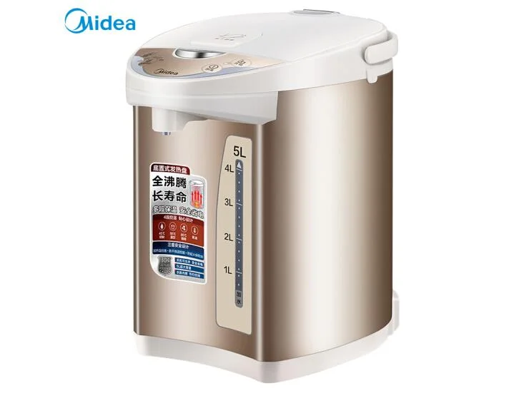 

Midea electric thermos Kettle 304 stainless steel household Thermos 5L Multi-stage temperature control anti-scalding PF701-5