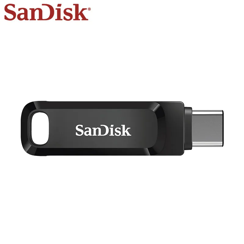  100% Original Sandisk DC3 USB Type-C 32GB 64GB OTG Flash Drive Mini U Disk Memory USB Stick 128GB S