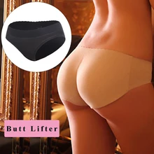 Ягодицы для женщин нижнее белье поддельные задницы сексуальные трусики с мягкими чашечками усилитель бедра прикладочная подтяжка тела формирователь бесшовное корректирующее белье Трусики Трусы