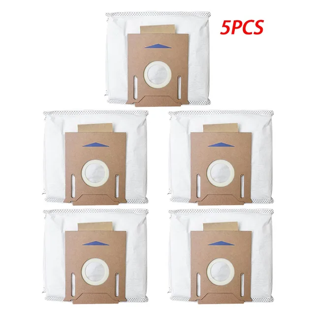 Main / Side Brush For ECOVACS DEEBOT OZMO T8 / T8 AIVI Robot Vacuum Cleaner Dust Bag Filter Disposable Mop Cloth Accessories 5pcs bag