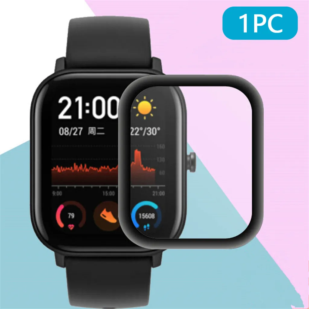 Защитная пленка для Huami AMAZFIT GT S GTS защитная экрана умных часов защита от царапин и
