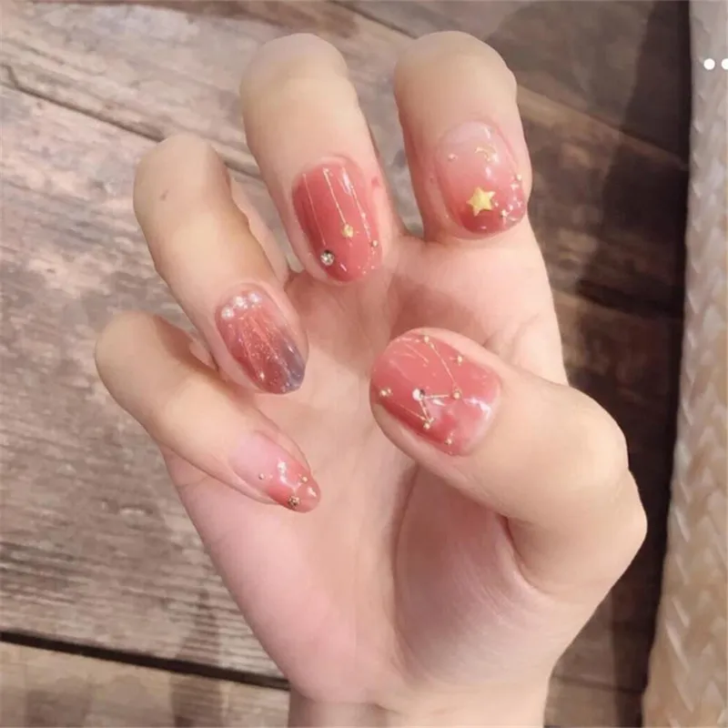 14 шт./компл. Цвета ногтей Стикеры s DIY Nail Art Наклейки плотная Стикеры s самостоятельно аппарат для крепления на гвоздях и Стикеры Обертывания украшения для Красота