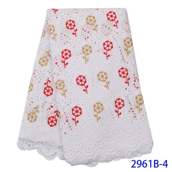 

Swiss Voile Lace In Switzerland Tissu Dentelle White Nigerian Lace Fabrics African Dresses For Women Swiss Lace Fabric QF2961B-4