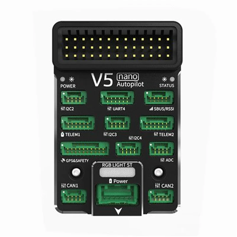 CUAV Pixhack V5 I2C/CAN SBUS ADC6.6 DSM nano маленький Контроллер полета для Ardupilot PX4 Drone запчасти