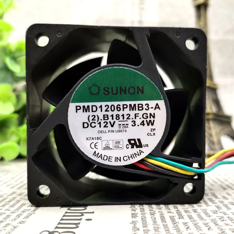 6 см PMD1206PMB3-A 6038 12V 3,4 W 0.26A защиты электродвигателя Вентилятор охлаждения
