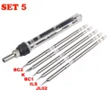 With 5 pcs T12 tip